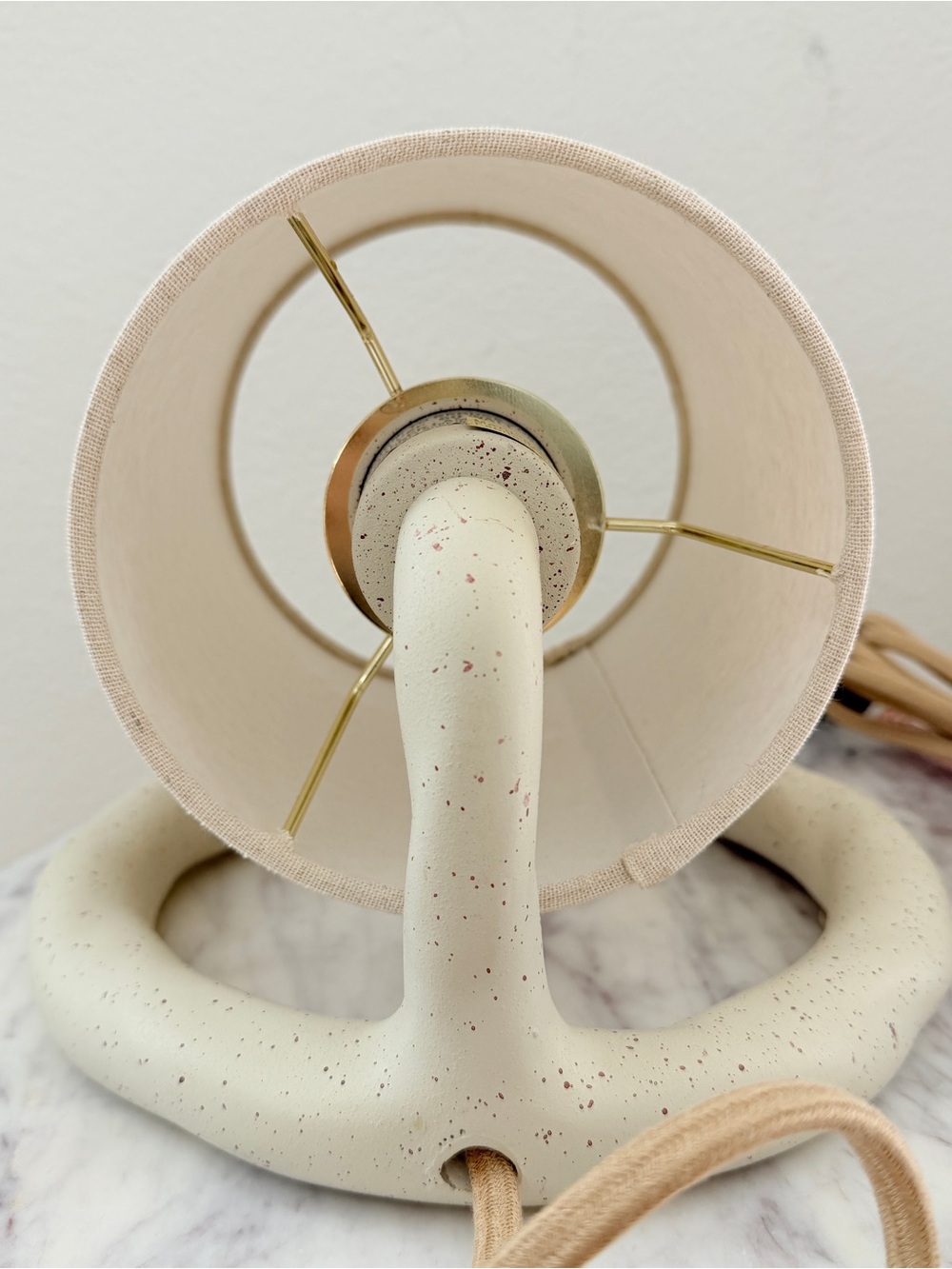 π 1x White Cream Plug-In Bohemian Boho Wall Sconce Light - Picture 8 of 16
